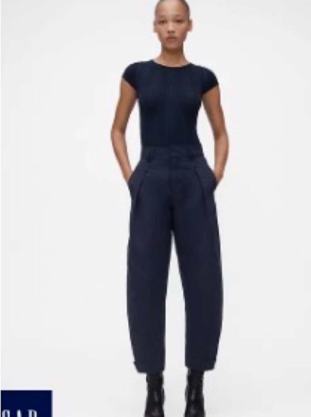 NWT GAP Studio High Rise Barrel Pants